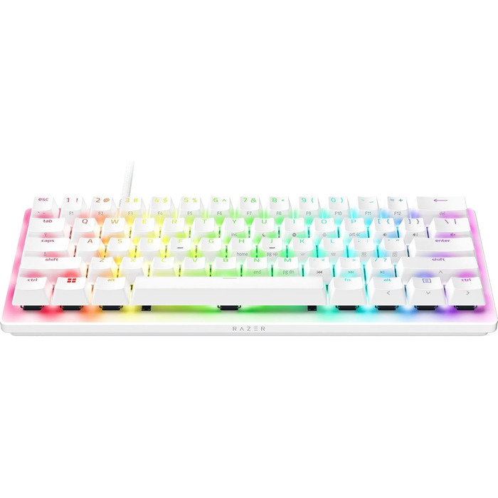 Клавіатура Razer Huntsman V3 Pro Mini - 60% з Red Switch (Аналоговий оптичний перемикач, PBT-клавіші, USB-C, QWERTY US)