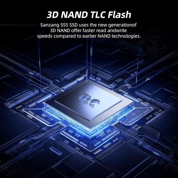 SSD M.2 NVMe SAN ZANG MASTER 2TB (SS5) - Швидкий SSD для ігор та графіки (до 7000 МБ/с)