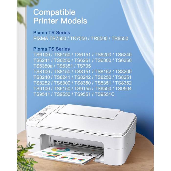 Картриджі для принтера Canon 580 XXL та 581 XXL (сумісні), для Canon PIXMA TR8550