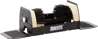JobSite Extra Wide Boot Cleaner - No Mounting Required - Weather-Resistant, Durable Document