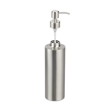 Relaxdays Stainless Steel Soap Dispenser