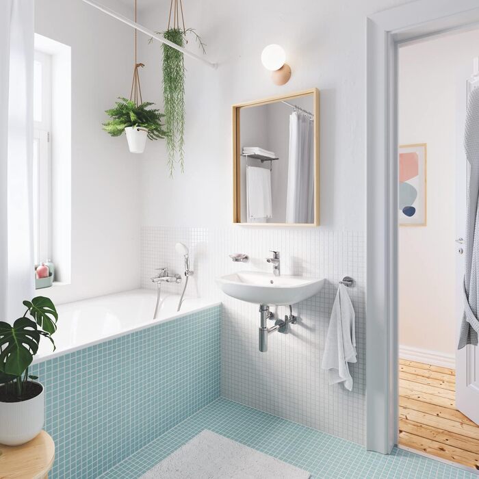 GROHE Start Soap Dish with Holder (Material: Glass/Metal, concealed mounting), chrome, 41193000