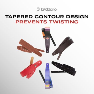 Гітарний ремінь D'Addario Planet Lock для акустичної та електрогітари, чорний сатиновий (рік випуску Jh)