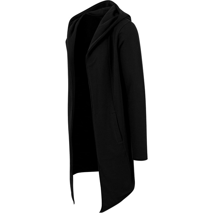 Кардиган чоловічий з капюшоном Urban Classics Open Edge, чорний, XL