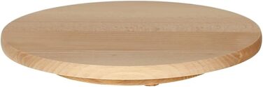 Bütic Wooden Turntable, Lazy Susan, Rotating Cabinet, Serving Tray, Item Size: 45cm Diameter