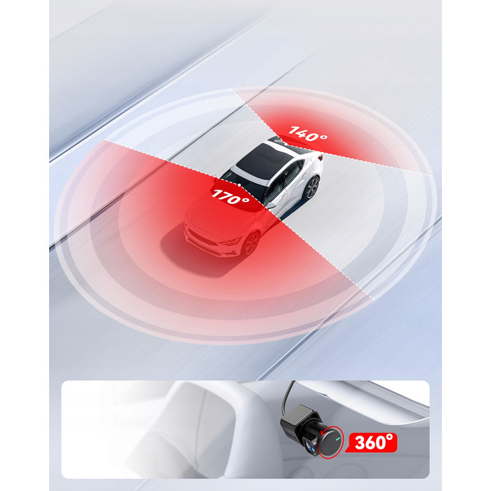 Автомобільний відеореєстратор REDTIGER F7NP 4K Dual DashCam з GPS, WiFi та суперконденсатором