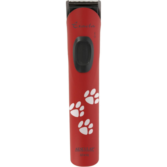 Машинка для грумінгу собак Aesculap Exacta in ROT: точність та комфорт для догляду за лапами та вухами. Li-Ion акумулятор та сумка в комплекті