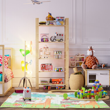 Relaxdays Foldable Play Mat - Animals