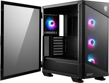 Корпус ПК MSI MPG Velox 100R Mid-Tower для E-ATX з кулькою з загартованого скла та оптимізованим повітряним потоком