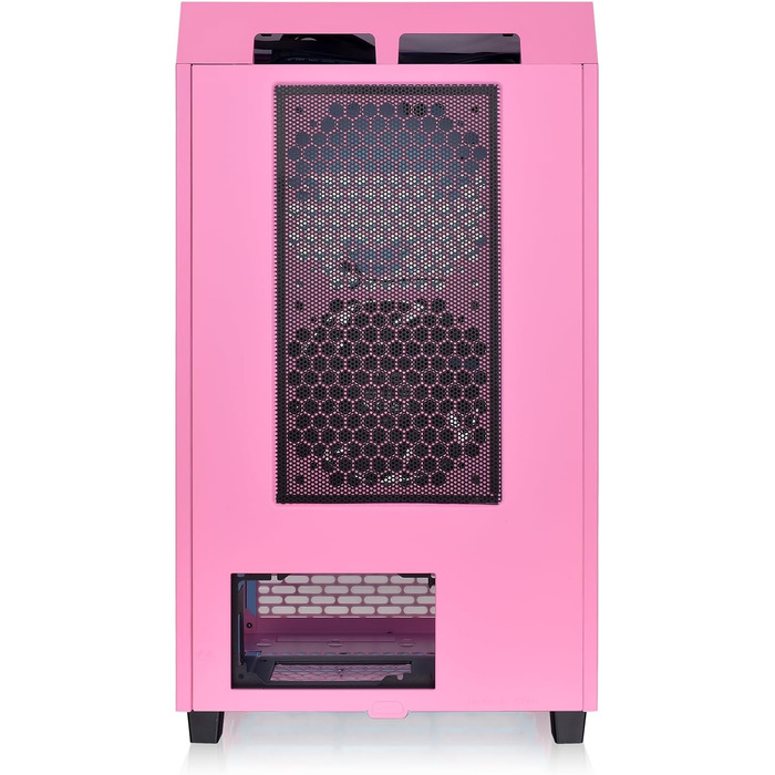 Корпус Thermaltake The Tower 200 Turquoise Mini-ITX з вертикальним оглядом, скло Temperd Glass, 280мм підтримка AIO, GPU до 380мм, турквіс