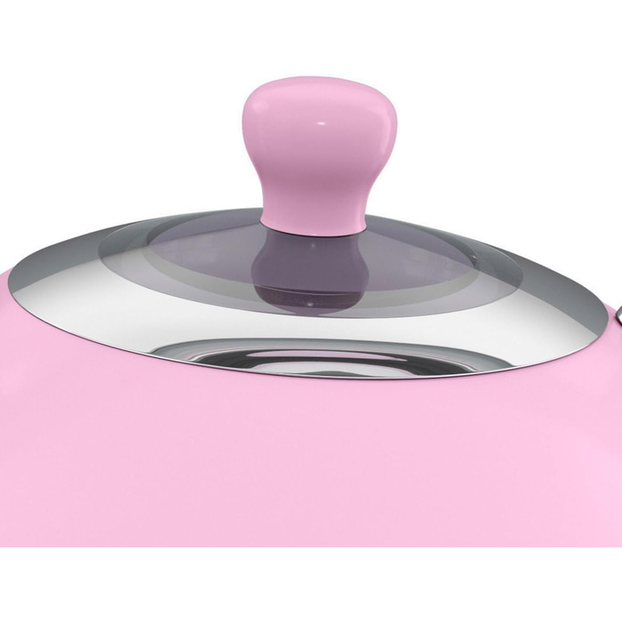 Електричний чайник Swan Retro 1.8 л, рожевий, з автоматичним відключенням, нержавіюча сталь, 3000 Вт