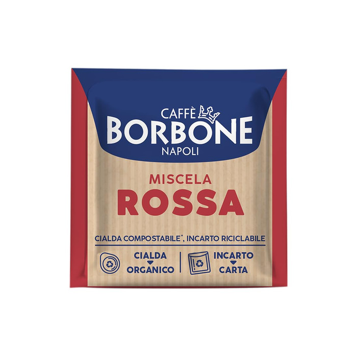 Кавові пади Caffè Borbone Rote Miscela (Червона суміш), ESE 44 мм, біорозкладні, 150 шт