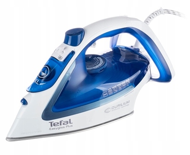Парова праска Tefal FV5736E0, 2500 Вт, керамічна підошва, синя, 270 мл