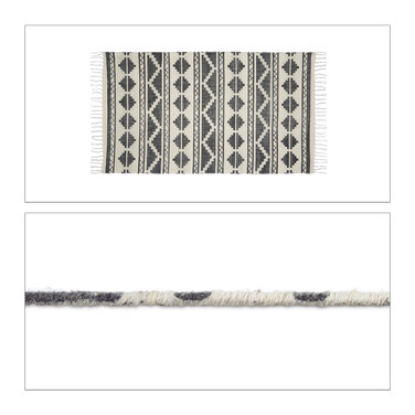 Relaxdays Patterned Runner Rugs in 2 Sizes