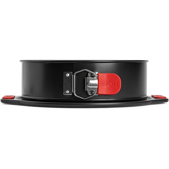 Woll Bakeware Springform, Ø 24 cm, with leak-proof base, quick-release latch, and heat-resistant silicone handles up to 230°C, PFAS-free, double-layer non-stick coating