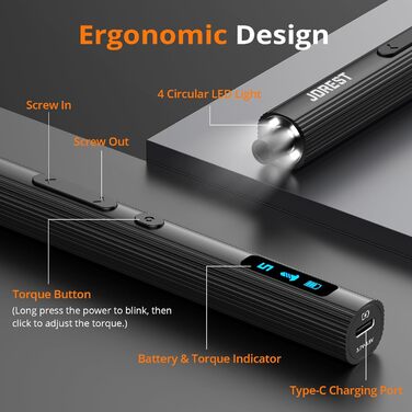 JOREST 155 в 1 Міні Електричний Набір Викруток для Ремонту Macbook, Laptop, PC, RC, PS5, Switch, Xbox, iPhone, Окуляри, Годинники