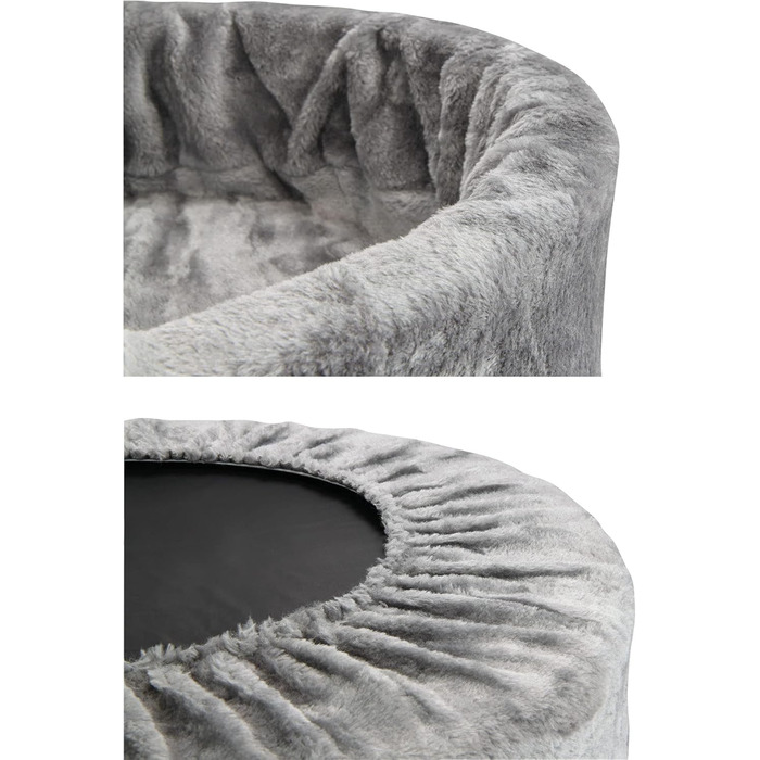 Ліжко-гніздишко для дітей Schecker Teddy з м'якого пінополіуретану, сірий, знімний чохол