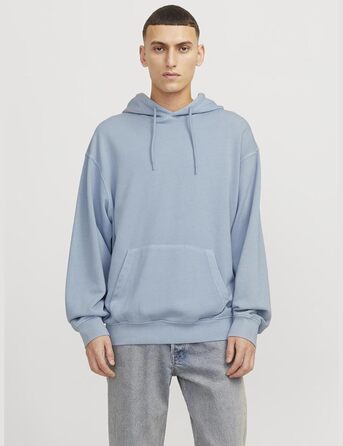 Чоловічий світшот Jack & Jones, однотонний, XL, блакитний chambray