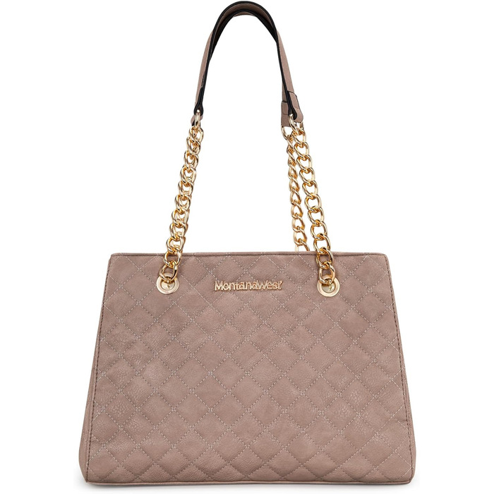 Сумка жіноча Montana West середнього розміру на ланцюжку, Hobo, коричнева (040 Hellbraun)