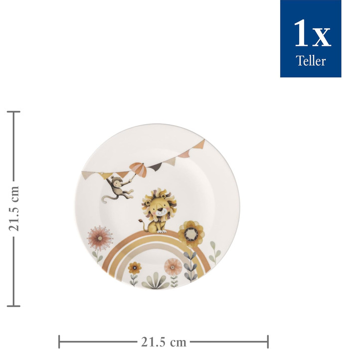 Набір дитячого столового прибору Villeroy & Boch Boho Kids (4 шт.) - нержавіюча сталь, сріблястий/платиновий, придатний для миття в посудомийній машині