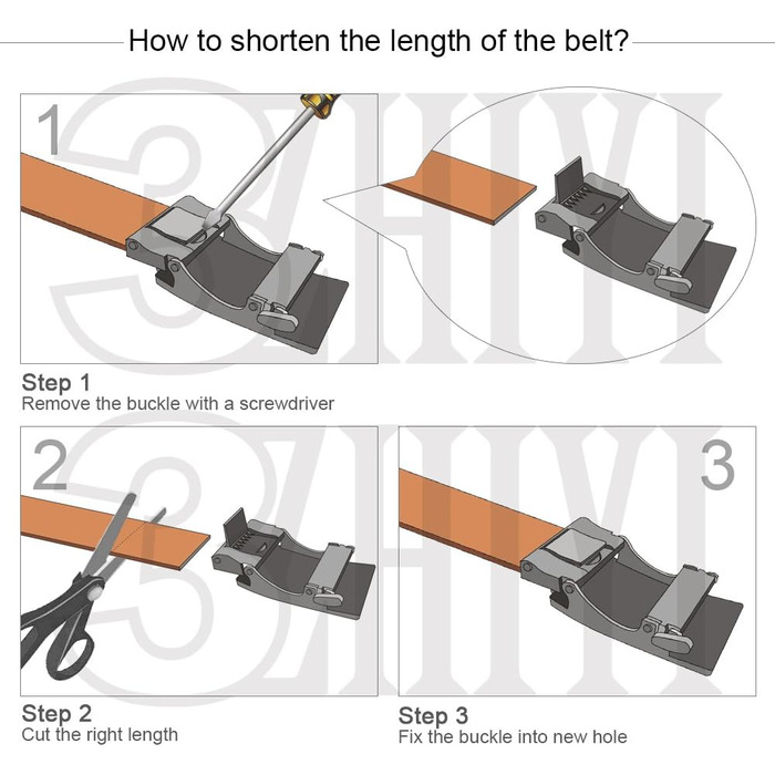 Чоловічий шкіряний ремінь на пряжці з автоматичним закриттям, ширина 35 мм, білий, 110 см (розмір 33'-39')