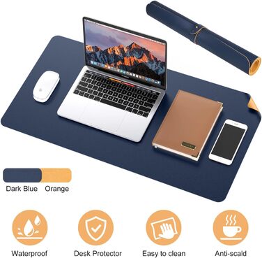 Килимок для столу MumdoYAL 80x40 см, двосторонній, рожево-фіолетовий (PU)