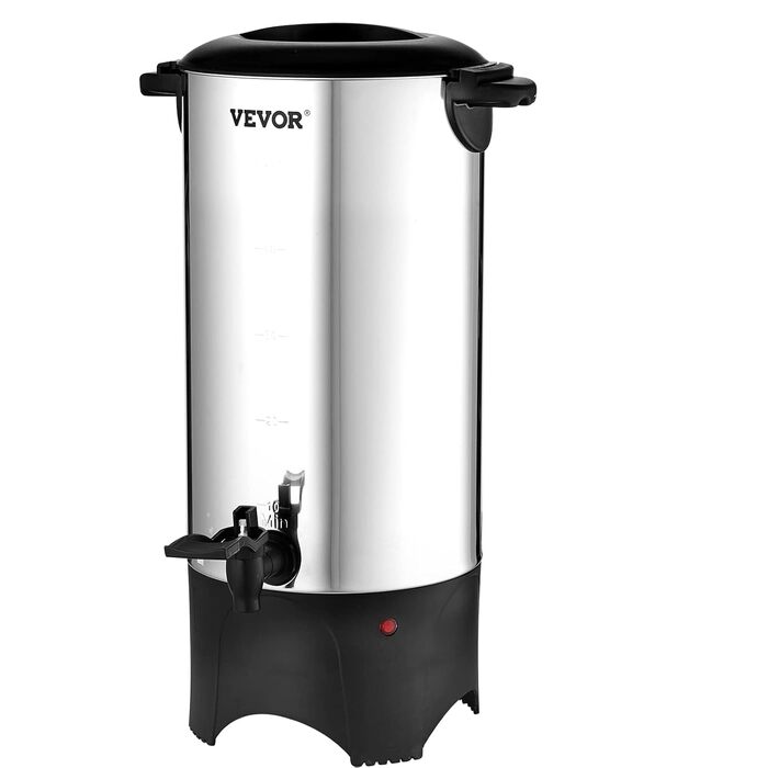 VEVOR Commercial Hot Beverage Dispenser Coffee Hot Water Dispenser 50 Cups, 1000W Warming Tank Hot Water Dispenser 7.4L Warming Tank Juice Jug for Office, Parties, Cafe, Picnics, etc.