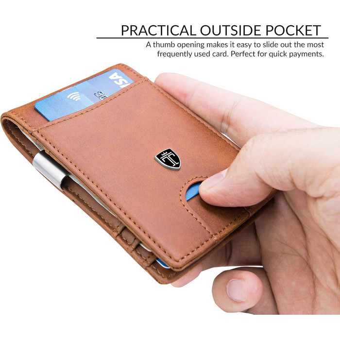 Чоловічий шкіряний ремінь TRAVANDO S Cognac-braun