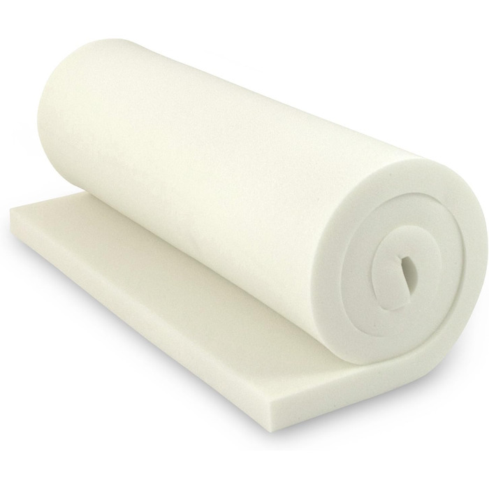 MSS e.K. Soft Mattress Topper with Cover - 80 cm x 200 cm x 5 cm