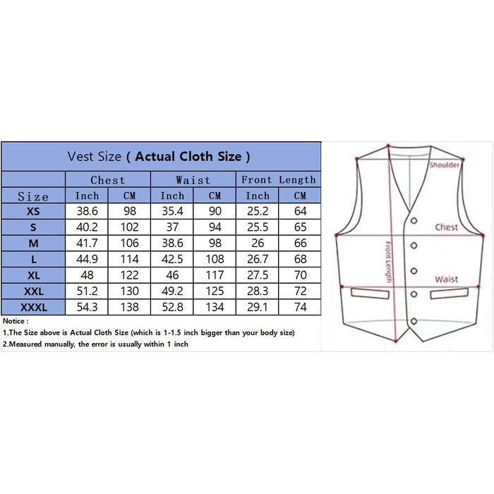 Стильний жилет чоловічий Solovedress Vintage з вовни, Regular Fit, для весілля та Groomsmen, сірий, XL