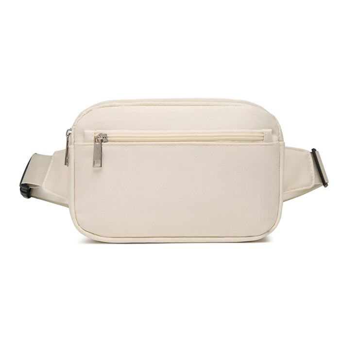 Гірчична поясна сумка для жінок та чоловіків з натуральної вовни та нейлону. Спортивна, для бігу, подорожей, з регульованим ремінцем та блискавкою. Містка для телефону та інших речей.