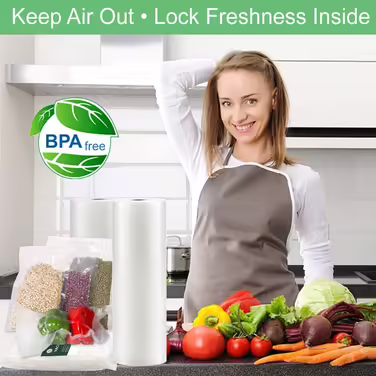 O2frepak150 Bags (50) 15x25cm and (50) 20x30cm and (50) 28x40cm Vacuum Bags, Vacuum Sealer Bags for Food, BPA-Free Vacuum Sealer Bags for Vacuum Sealers and Heat Sealers Suitable