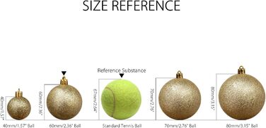 Набір прикрас для ялинки Sea Team: кульки та орнаменти, 60 мм, червоний та білий, 30 шт.