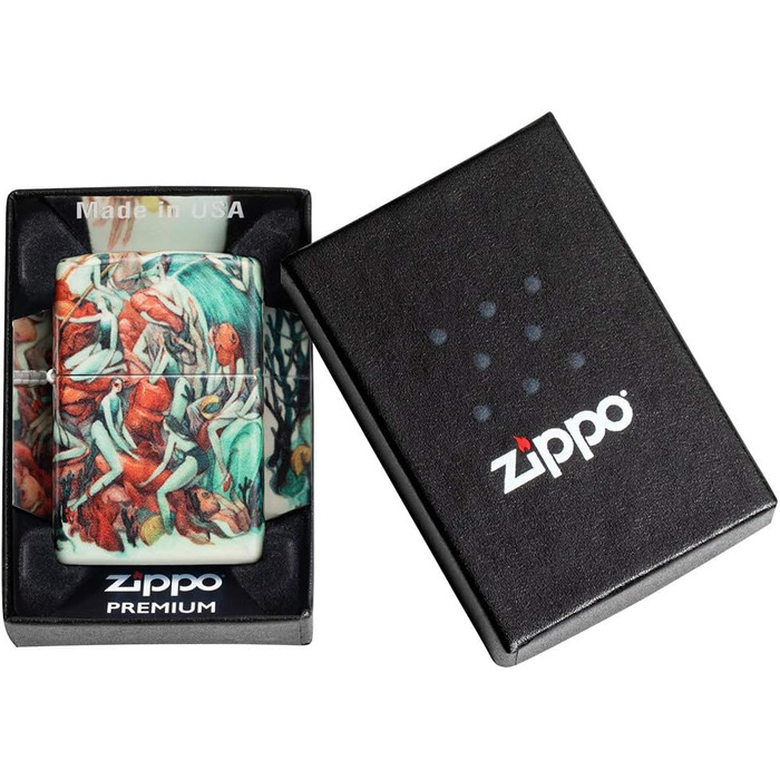 Запальничка Zippo 540 Color із малюнком Marija Tiurina, зелена, універсальний розмір