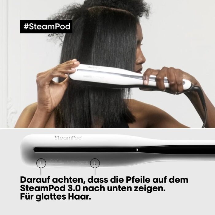 L'Oréal Professionnel SteamPod 3.0 – випрямляч для волосся з паровою технологією, для всіх типів волосся
