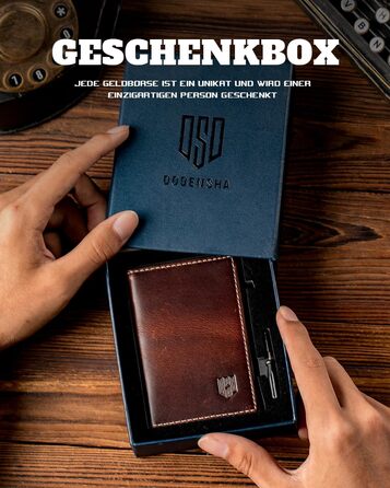 Портмоне чоловіче DODENSHA MagSnap Slim з монетницею, RFID захистом, для 10+ карток, чорно-червоний (Yl-braunsilber)