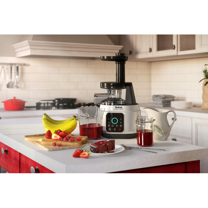 Вертикальна повільна соковижималка Tefal ZC420E38 150 Вт Juice and Clean