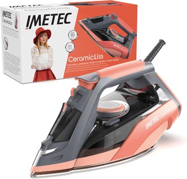 Відпарювач Imetec Activation з керамічно-турмаліновою підошвою, 200 г/хв, ZeroCalc, 2400 Вт