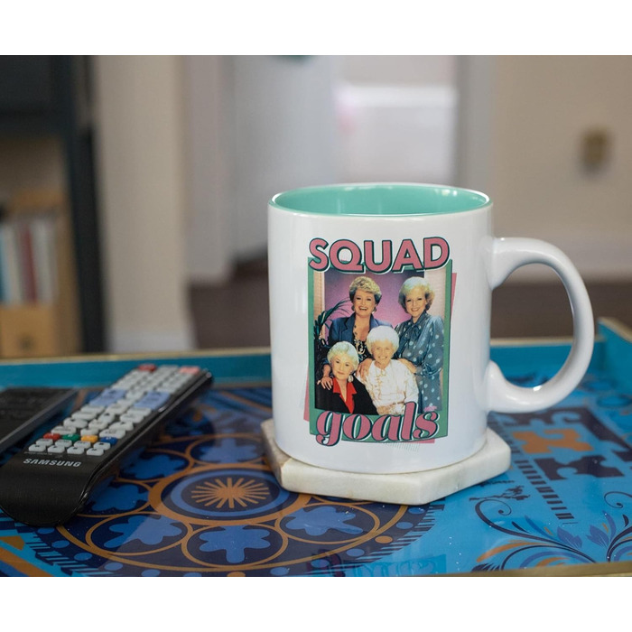 Silver Buffalo The Golden Girls Squad Goals Ceramic Mug | Holds 20 Ounces