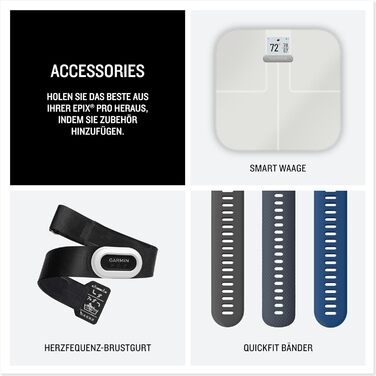 Розумний годинник Garmin EPIX PRO 51mm з GPS, AMOLED-дисплеєм та 60 спортивними програмами