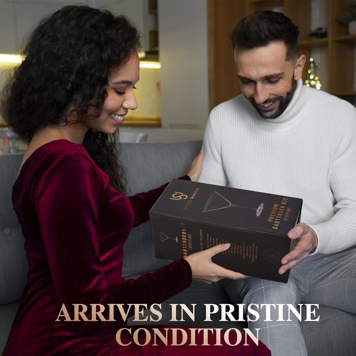 Набір шейкерів для коктейлів, нержавіюча сталь, 16 предметів, 750 мл, аксесуари для бармена, міксер для коктейлів з дерев'яною підставкою, Gun Metal