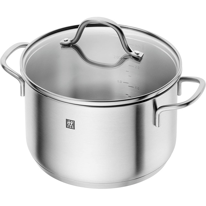 Набір каструль Zwilling Flow з нержавіючої сталі, 9 предметів