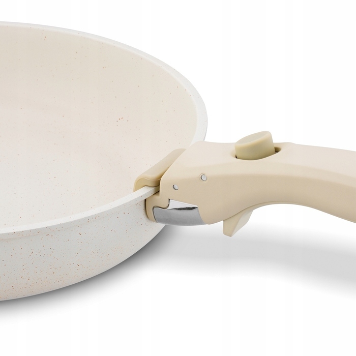 Набір сковорідок Starke Pro бежевий, антипригарне покриття, 4 предмети (20/24/26 см)