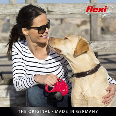 Рулетка для собак Flexi Classic S 5 м оливковий, до 15 кг