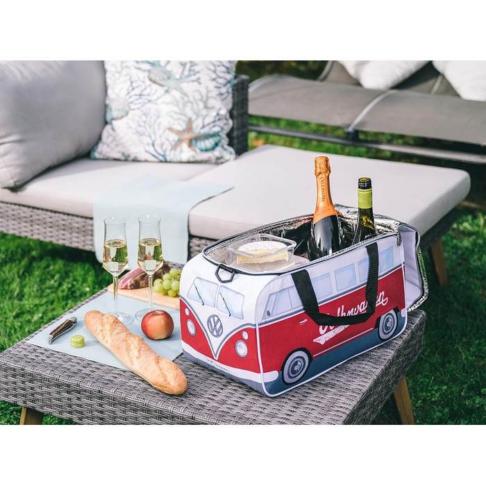 VW Collection - Volkswagen Hippie Bus T1 Camper Van Cooler Bag 25L