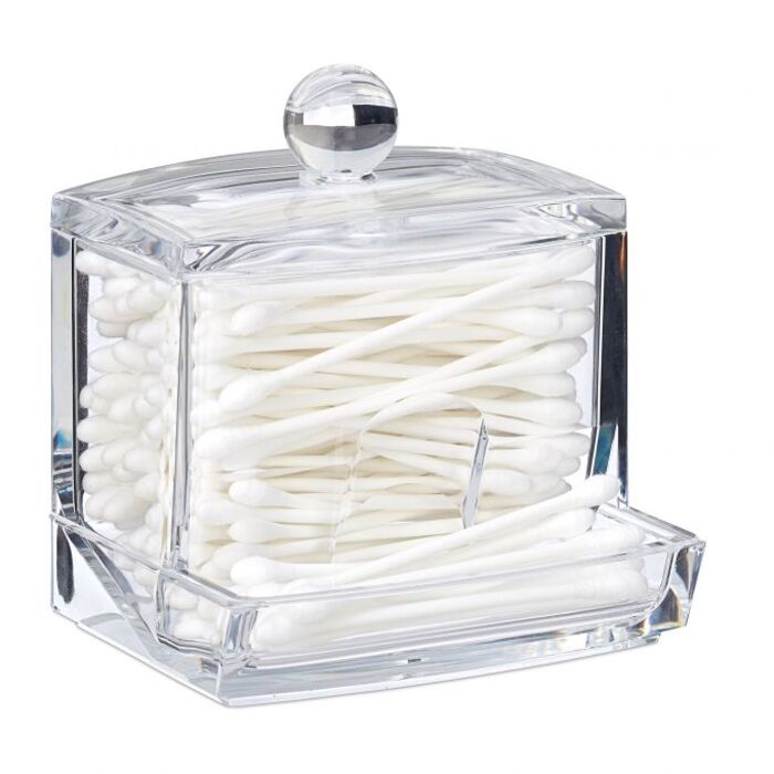 Relaxdays Cotton Swab Storage