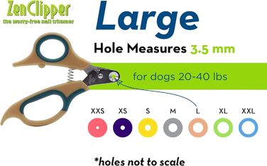 Кліпер для обрізання кігтів домашніх тварин Zen Clipper – безпечний та зручний, рожевий, 3.5 мм