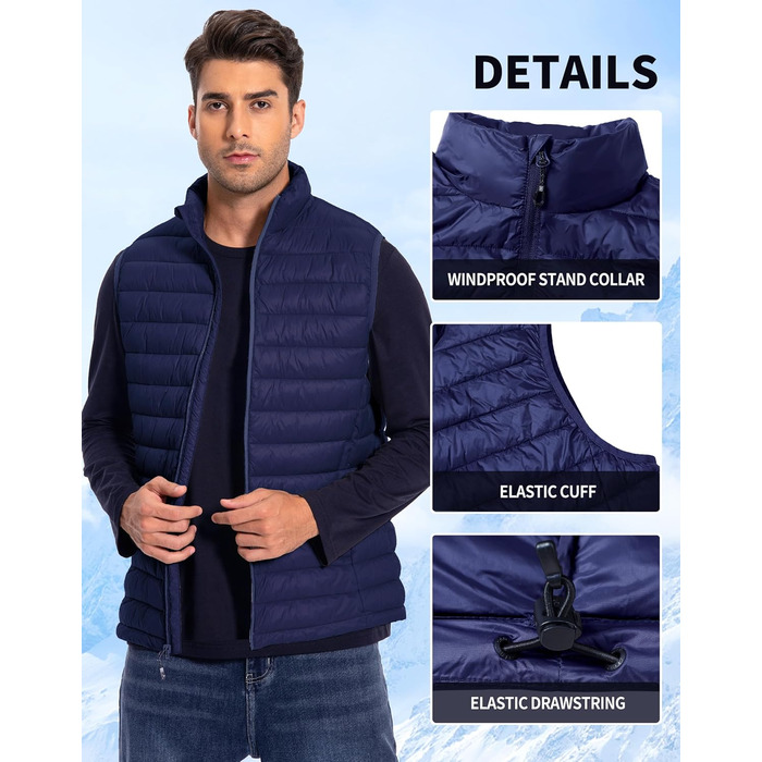 Чоловіча тепла куртка Pioneer Camp Leichte Pufferwete - комфорт та захист для роботи та відпочинку (L, Синій)