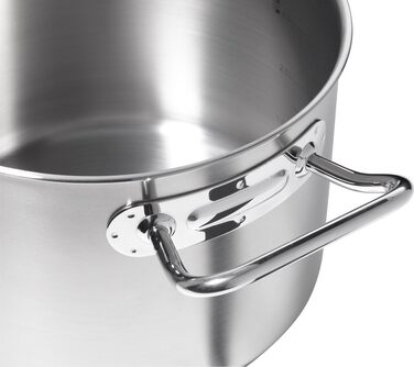 ZWILLING Twin Classic Stockpot with Lid, 24 cm (9.4 inches), 6 L (1.6 gallons), Induction-compatible, Stainless Steel