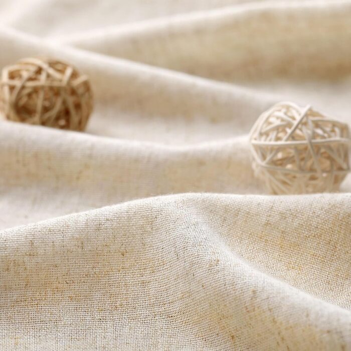 Драпіруваний душовий завіс Awellife з льону, стиль бохо, для ванної кімнати, 183x183 см